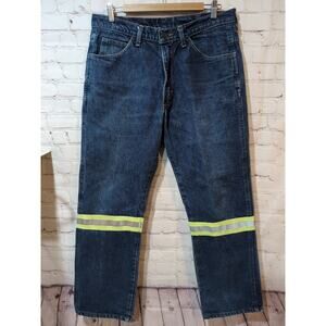 Westex Indigo Flame Resistant FR Jeans Mens 34 X 30 Safety Reflective Pants